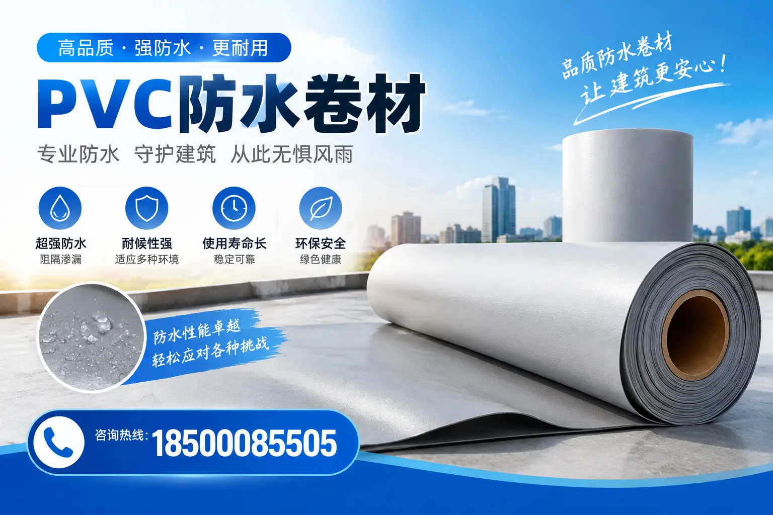如何选择高质量的PVC防水卷材？哈尔滨消费者必看指南